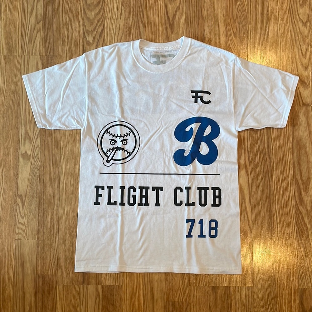 Vintage flight club New York City Brooklyn dodgers sneakers inspired t medium